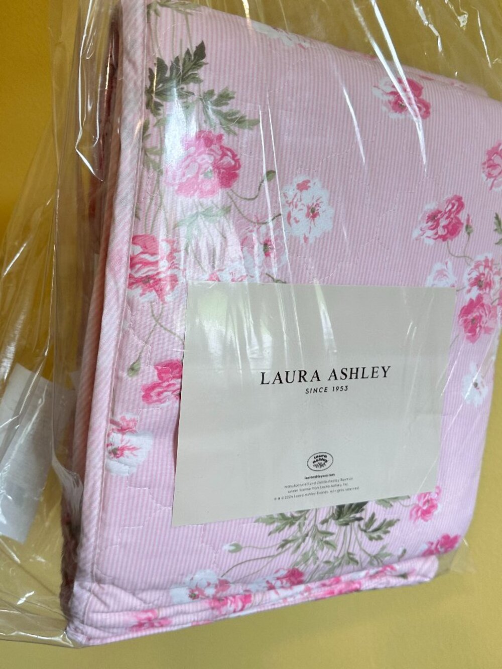 Laura Ashley Veronica's Bouquet Twin Quilt Set | New in Package | Pink Floral Co